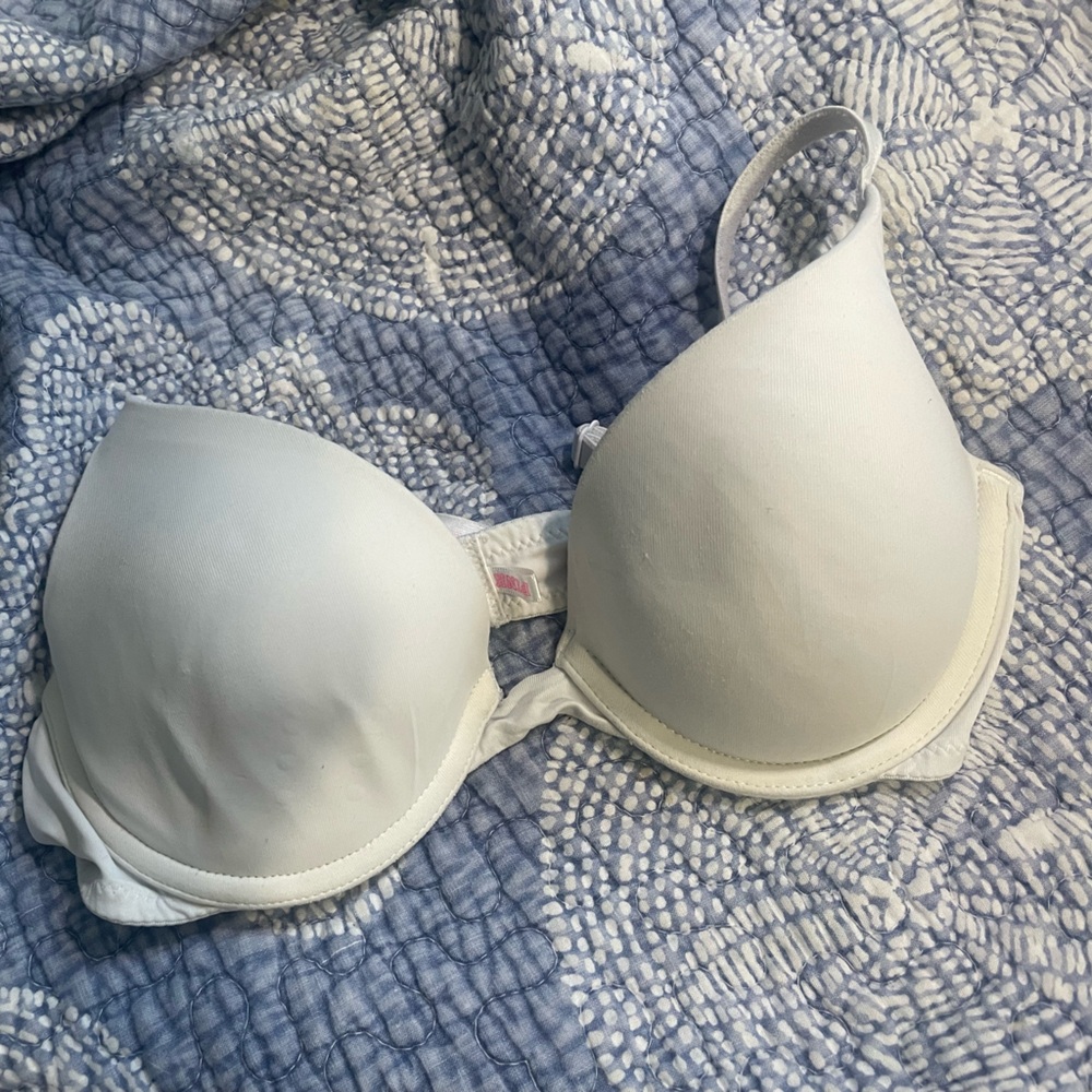 White PINK Bra